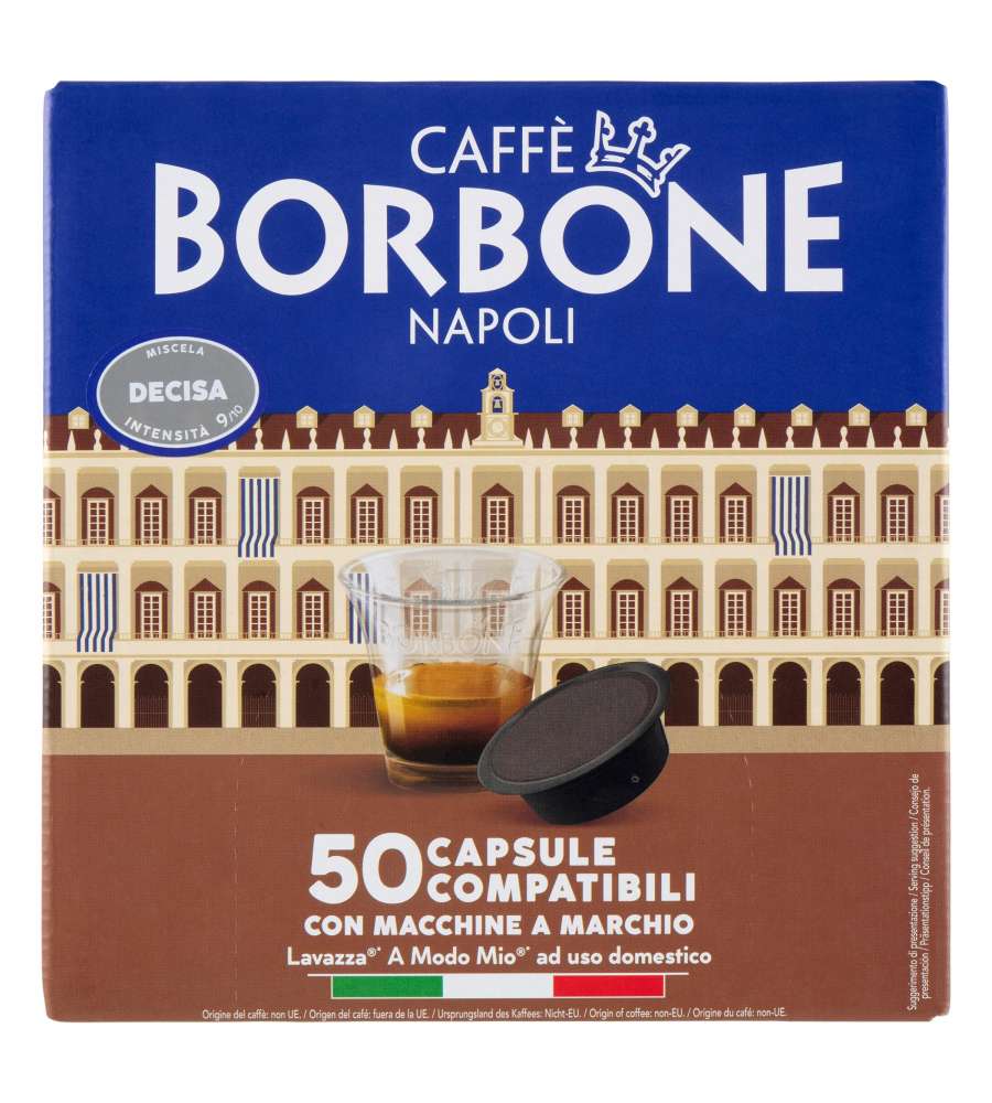 Caff� Borbone Capsule Compatibili a Modo Mio Miscela Decisa 50pz 360g