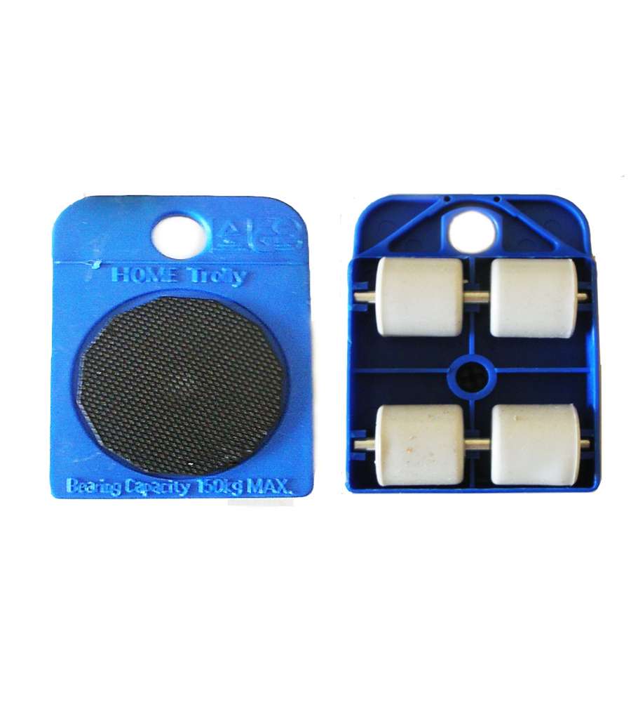 Rolly Carrellino da Trasporto PVC Blu Piatto Capacit� 150Kg