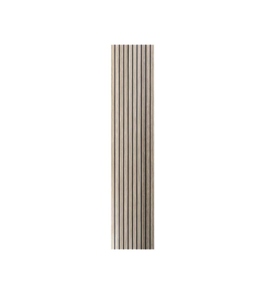 Pannello Murale con Doghe Effetto Legno PVC 120x30 cm Effetto Rovere