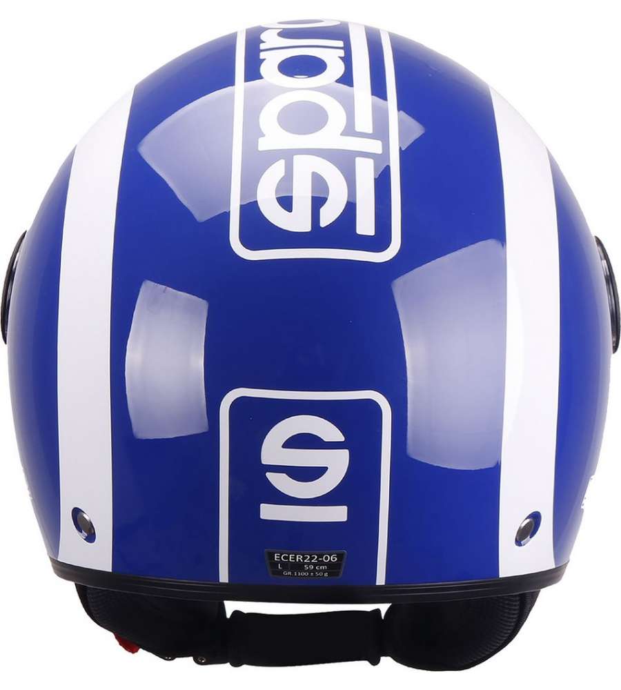 Casco Demi-Jet per moto Sparco con calotta in ABS Taglia S