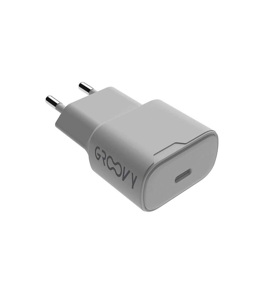 Groovy Spina Muro Fast Charger 20W 1 Porta USB-C Ricarica Rapida