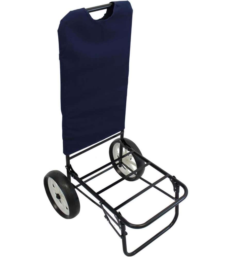 Carrello Sirio Pieghevole Grigio 45x50xH103 cm 30 kg per Spiaggia