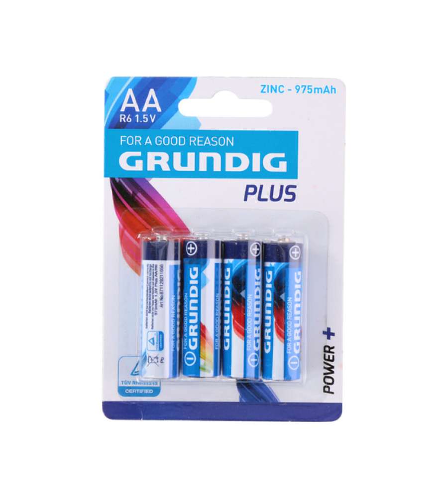 Grundig Batterie AA R6 - Confezione 4 Pezzi