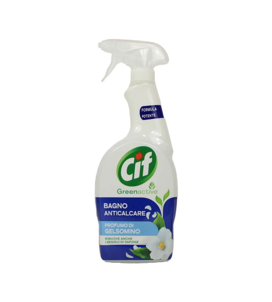 Cif Spray Detergente Bagno Anticalcare 650 ml Gelsomino Formula Naturale