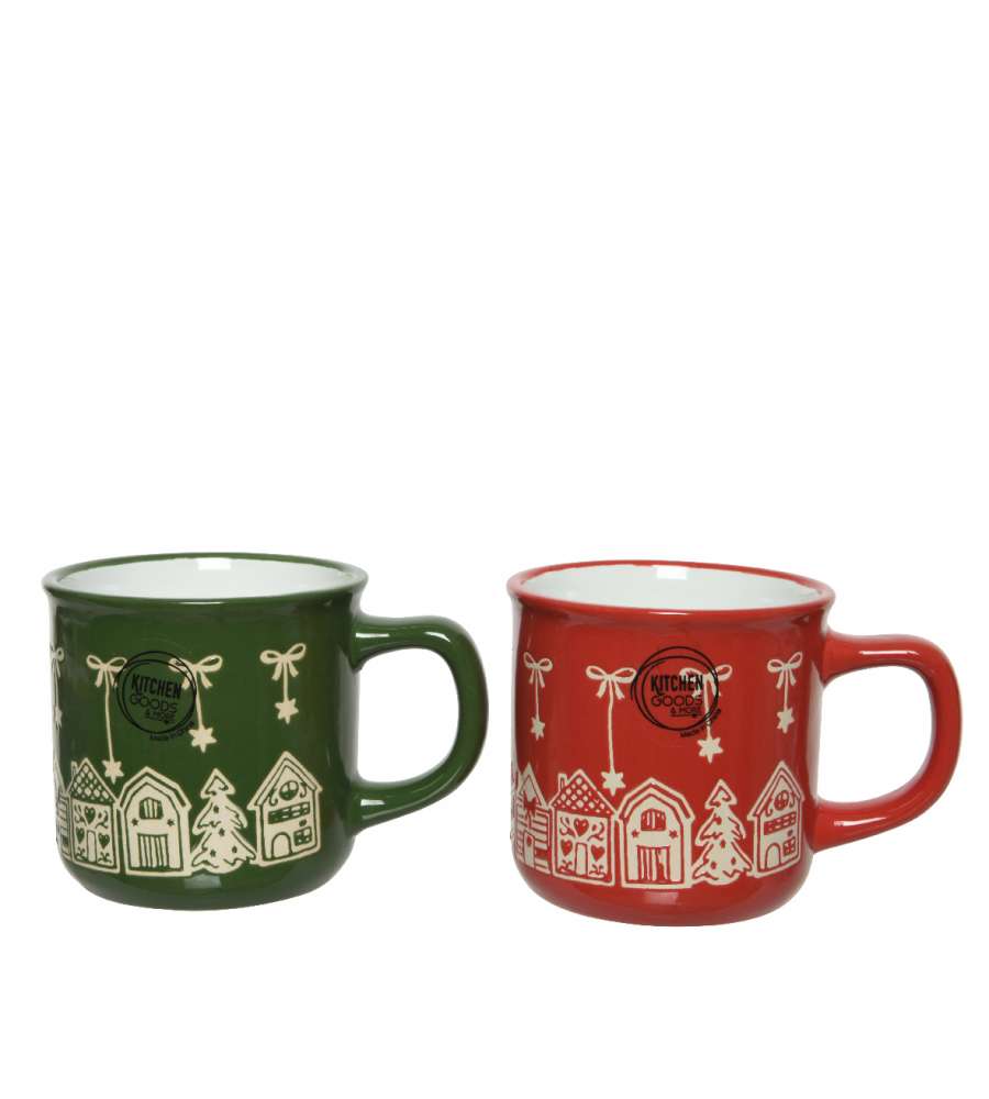 Kitchen Goods Tazza in Ceramica - 12,5x9,4x8,6 cm