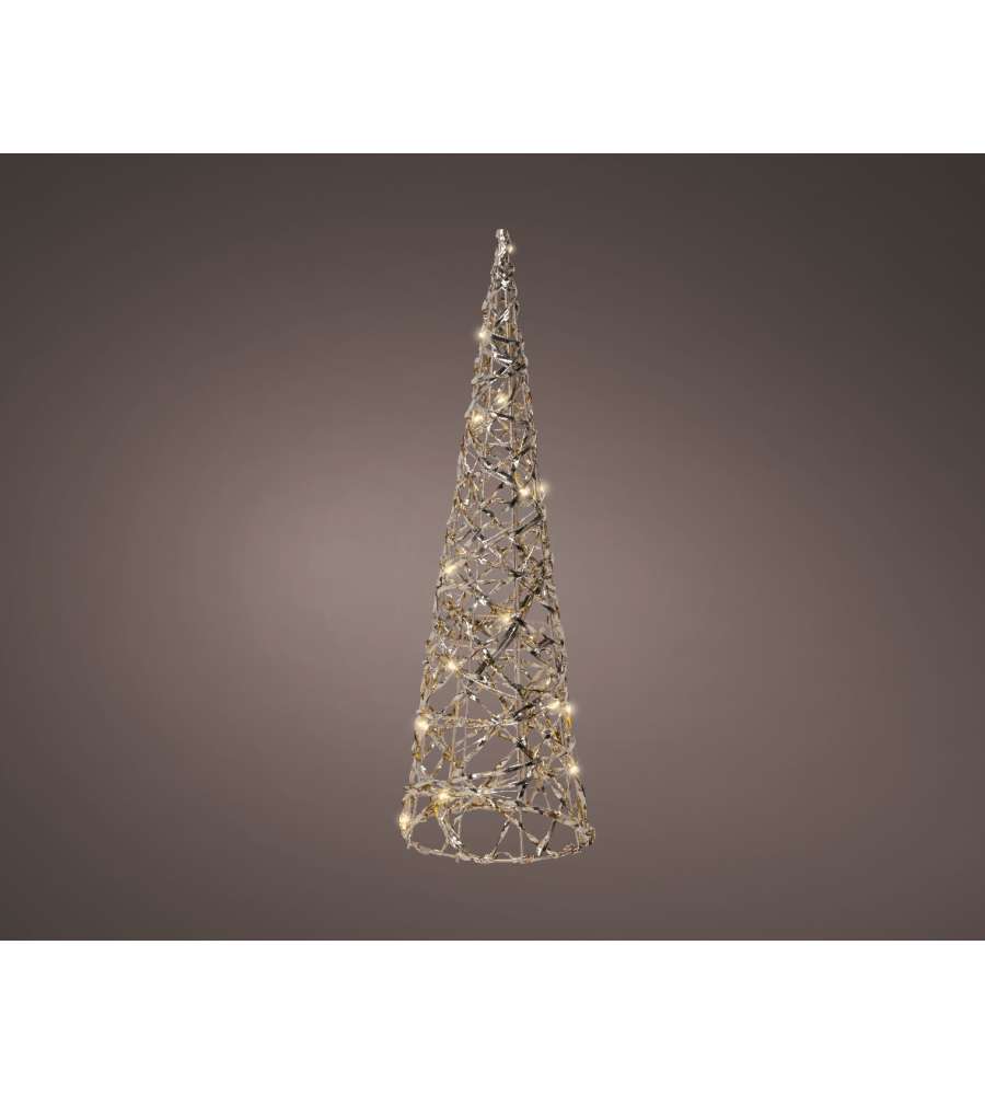 Lumineo Cono LED Oro - Elegante Illuminazione Interna - 12x40 cm