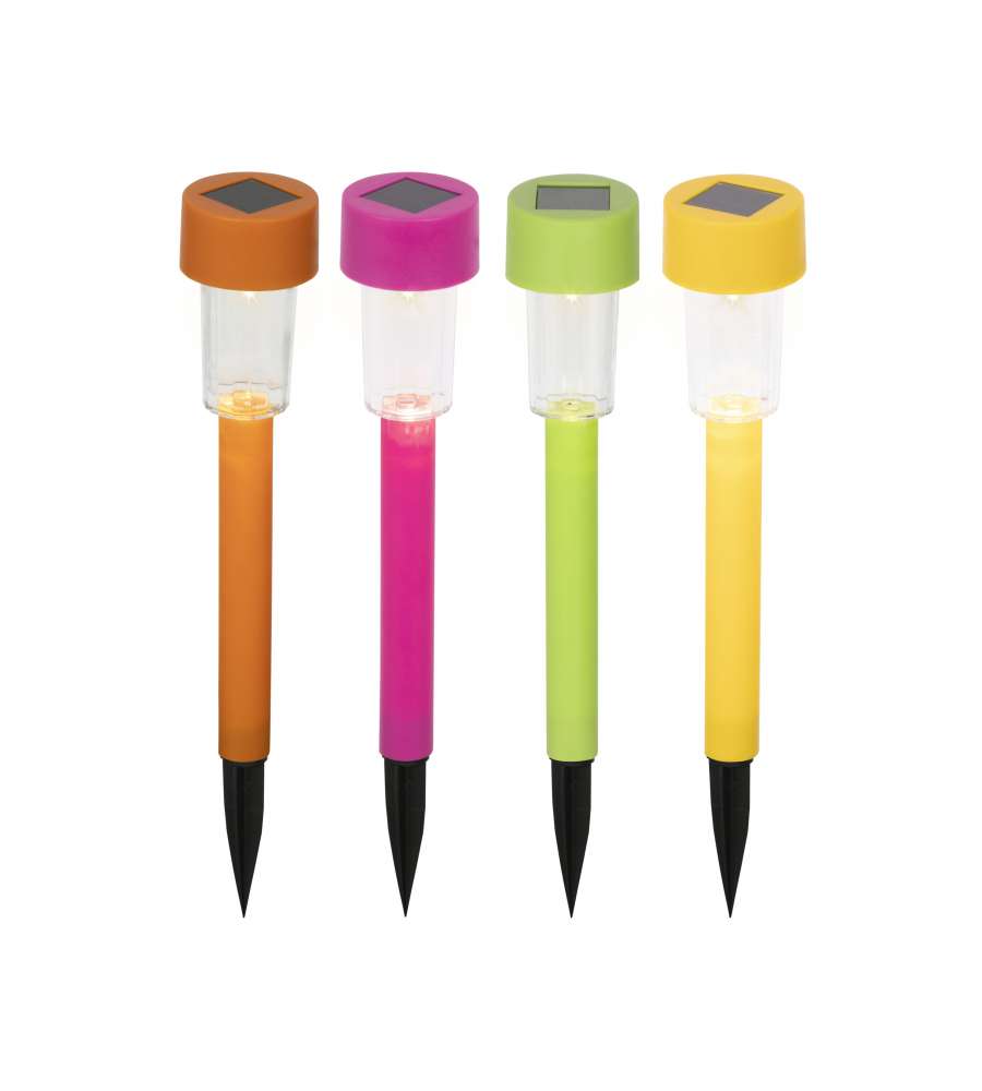 Kaemingk Paletto Solare 4,5xH20,5 cm Colori Assortiti in Plastica