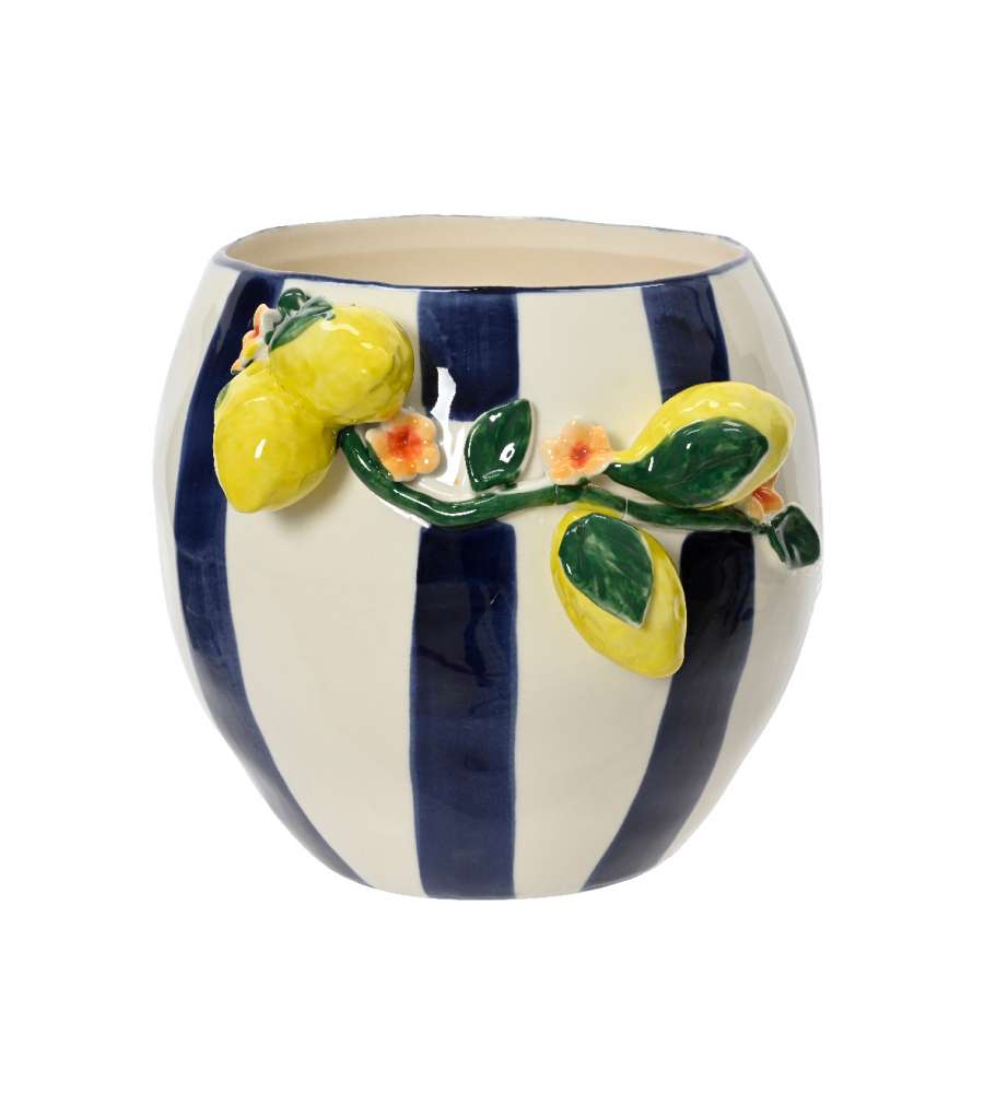 Vaso in gres Lemon Sicily