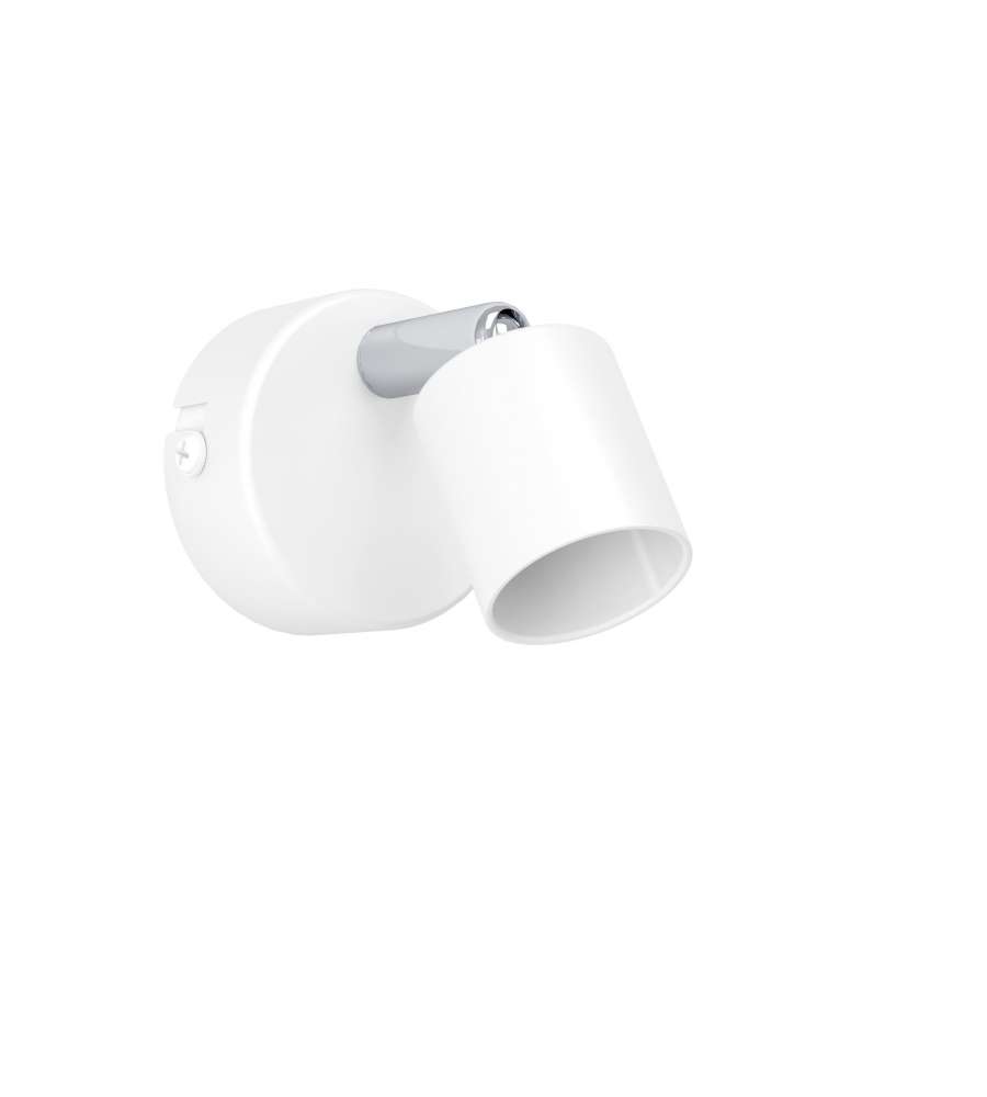Eglo Faretto Stecci-E u10 1x5W Bianco D.60mm L65 H75 - Luce Decorativa