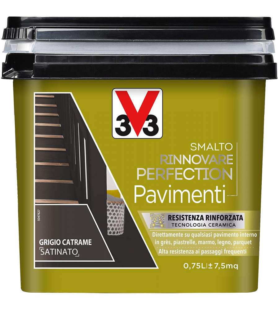 Smalto Rinnovare Perfection Pavimenti Grigio Catrame Satinato