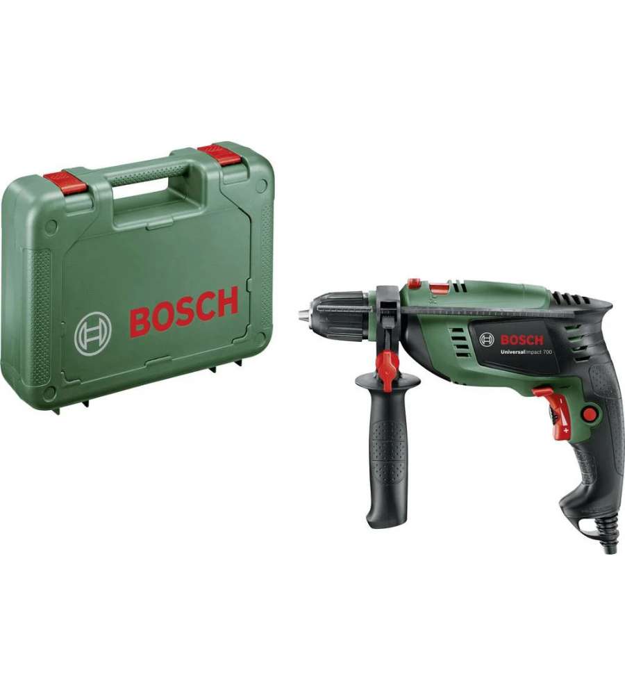 Bosch Home and Garden UniversalImpact 700 1 rapporto-Trapano a percussione 701 W incl. valigia