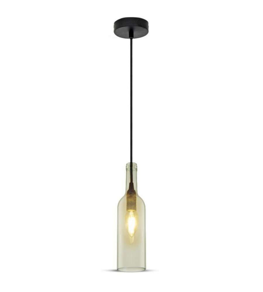 Lampadario Led A Sospensione Circolare 30w In Metallo Colore Nero D: 60cm H:  120cm 3000k