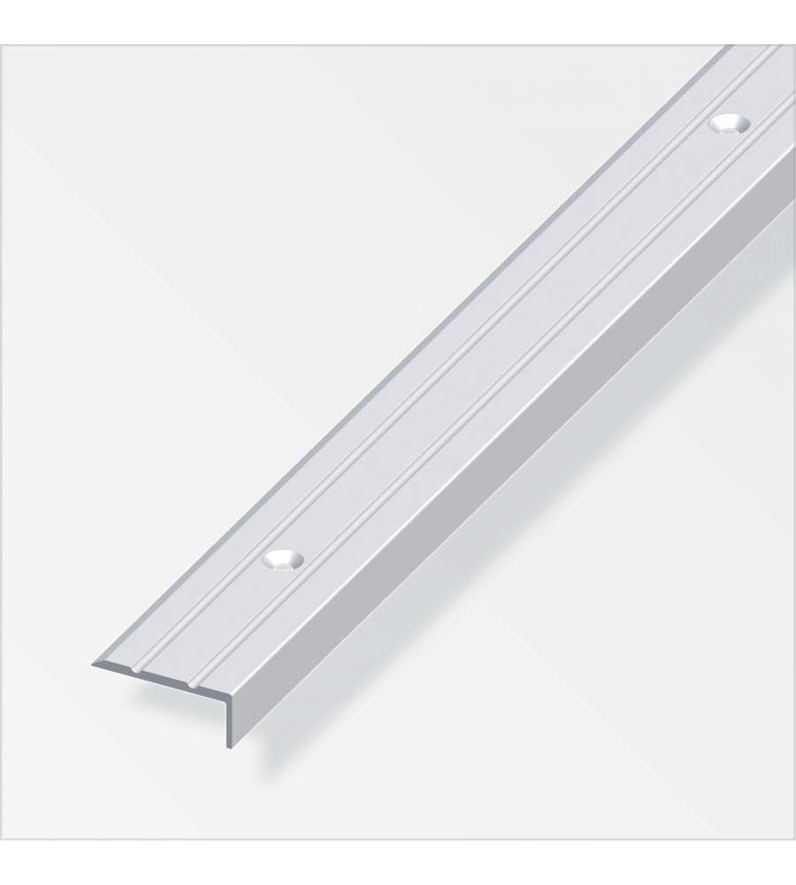 Profilo Chiusura 25X10 Alluminio Argento 1 Metro