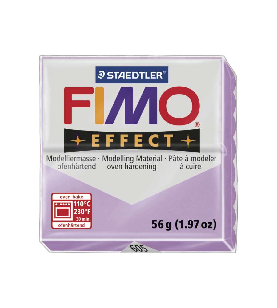 Fimo Soft Effect Pastel 605 - 56 g Lilla