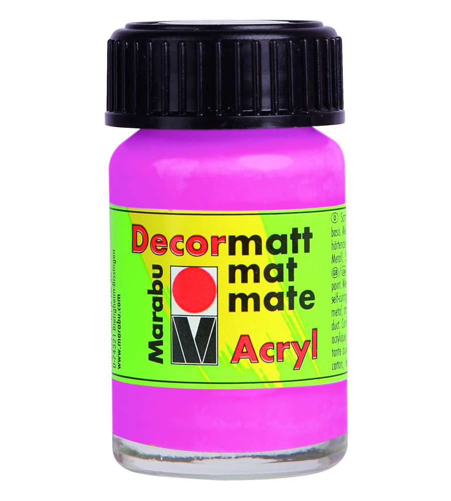 Decormatt Acryl Marabu 15 ml Rosa