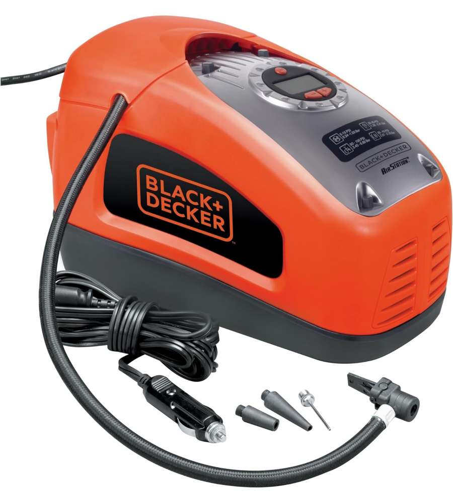 Compressore portatile senza serbatoio 12/230V Black+Decker