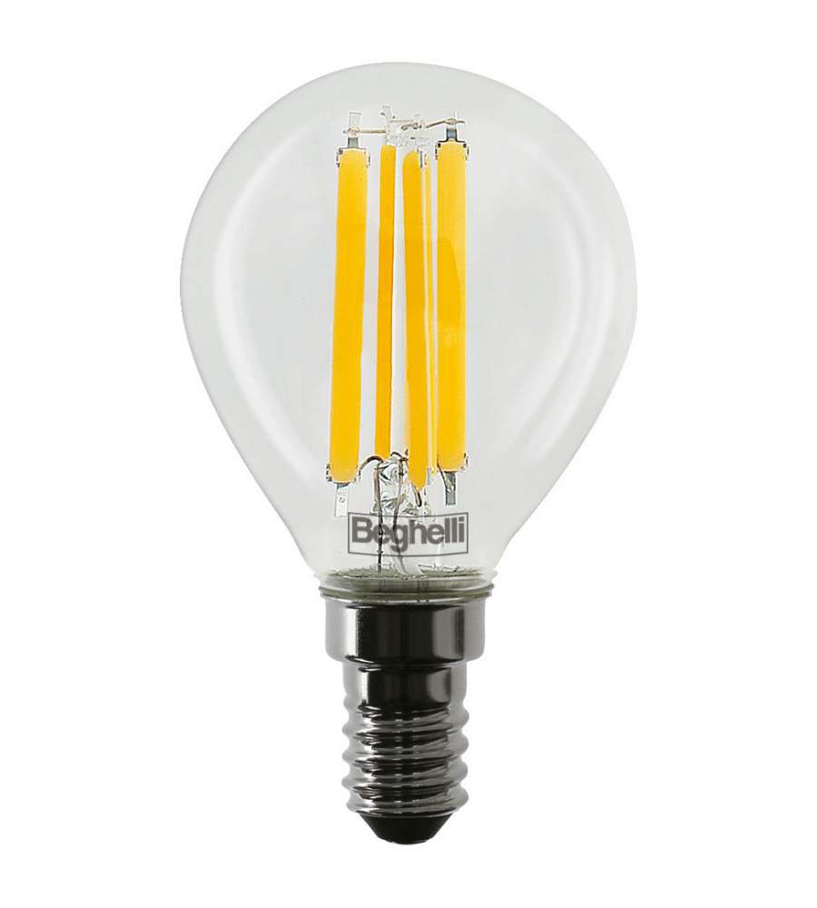 Lampadina a Led Zafiro CRI95 Sfera 6WE14 2K7 800lm Luce Calda