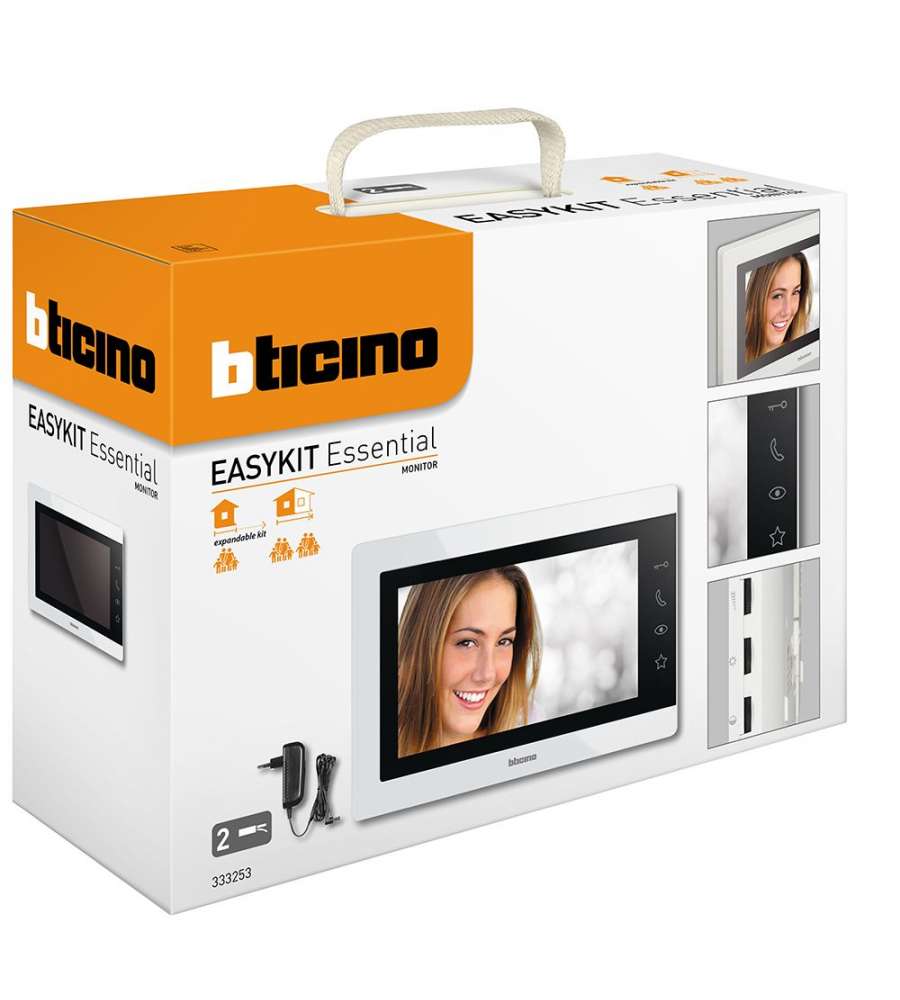 Monitor aggiuntivo per videocitofono EASYKIT Essential da 7