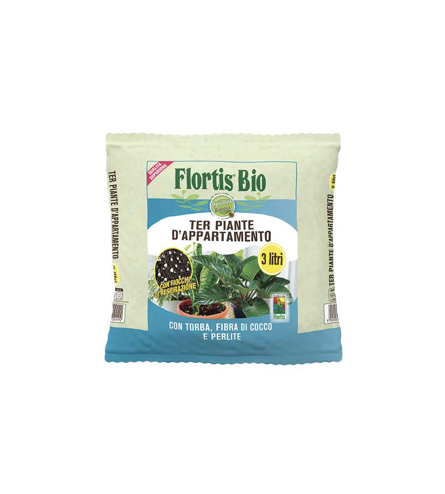 Terriccio per piante appartamento Flortis Bio