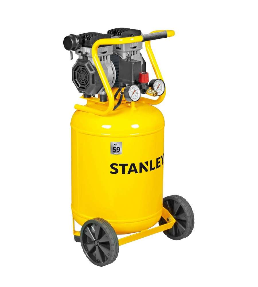 Compressore aria verticale silenziato Stanley DST 150/8/50V 50 lt