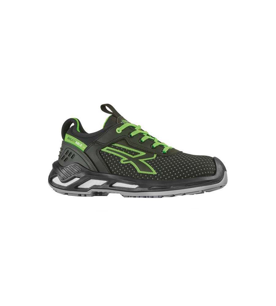 Scarpe Bryan Nero/Verde Basse 40 S3 Upower