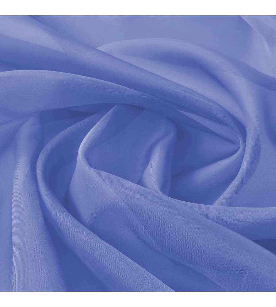 Tessuto in Voile 1,45x20 m Blu Reale