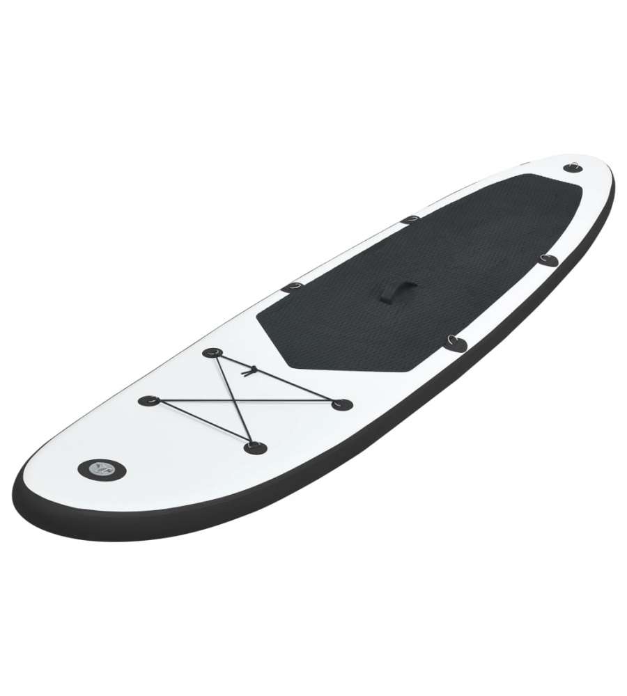 Set Tavola Gonfiabile da SUP Nero e Bianco