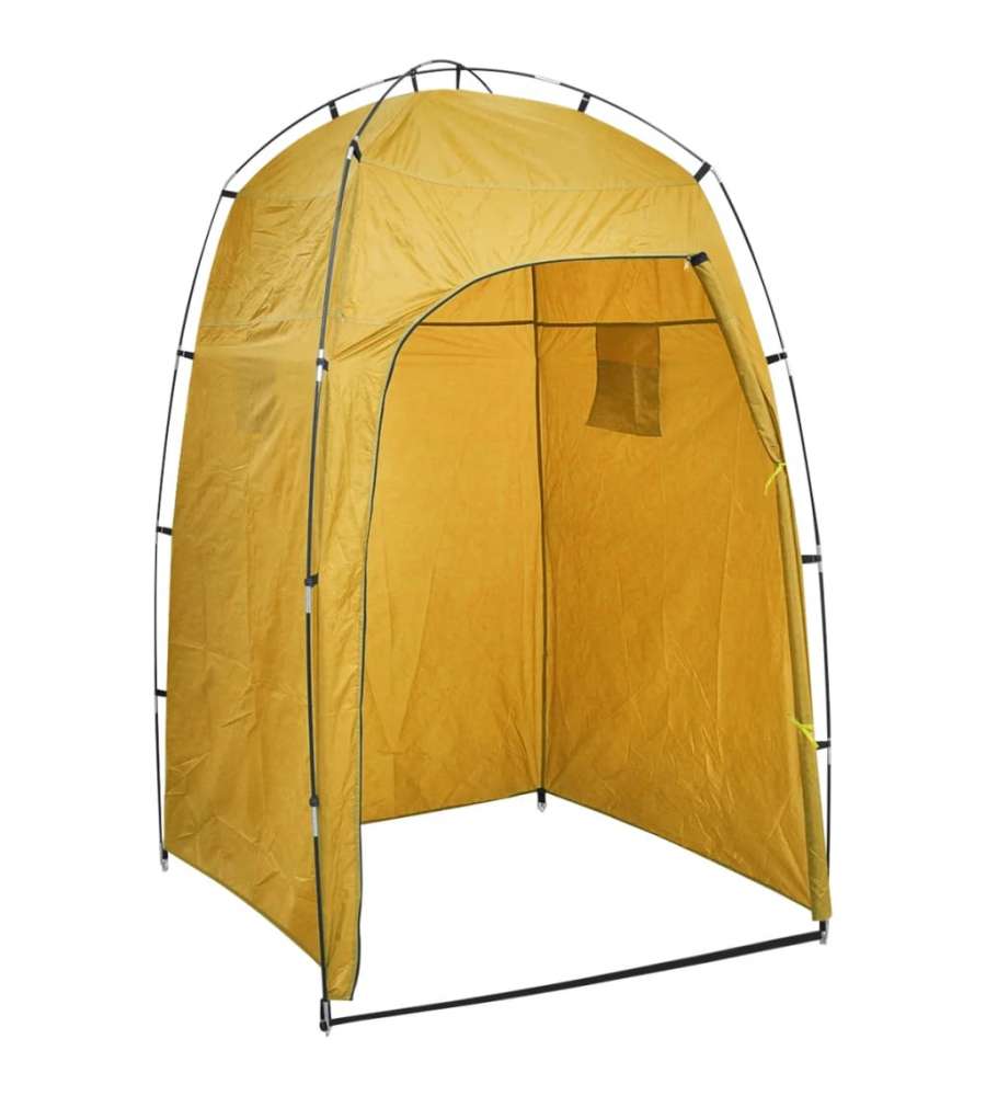 Tenda da Campeggio per Doccia WC Spogliatoio Giallo