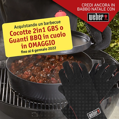 Weber Guanti in cuoio BBQ