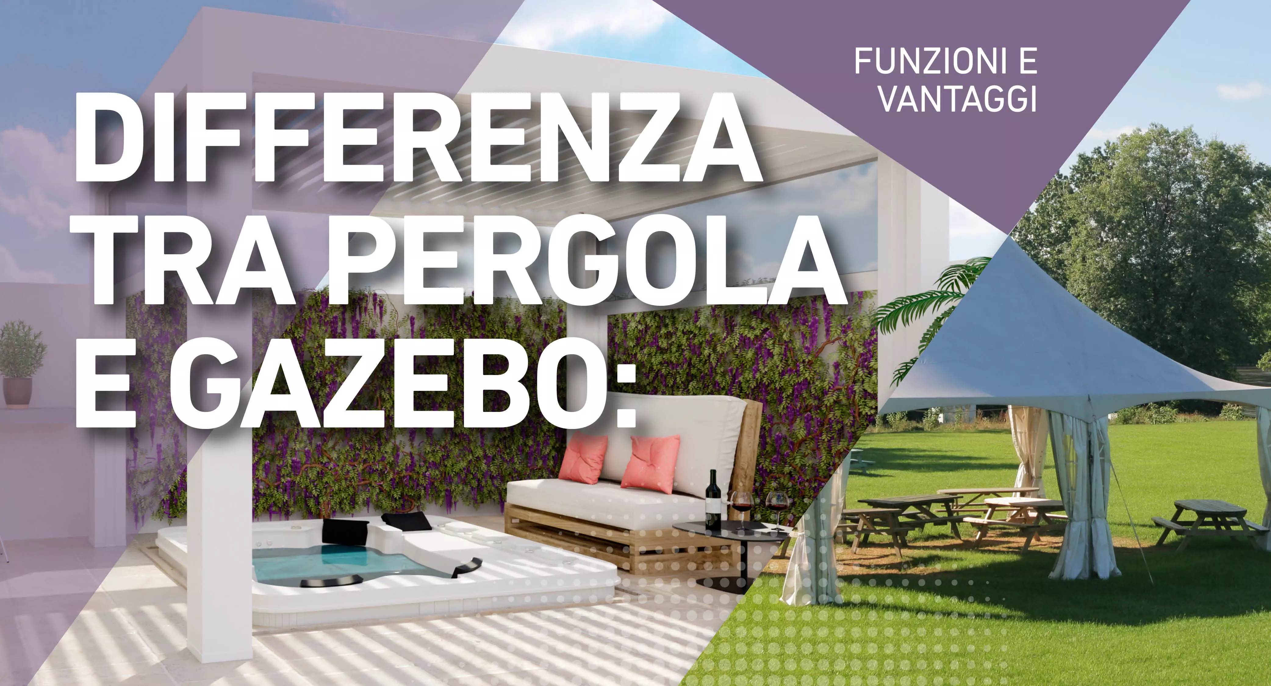 Differenza tra pergola e gazebo