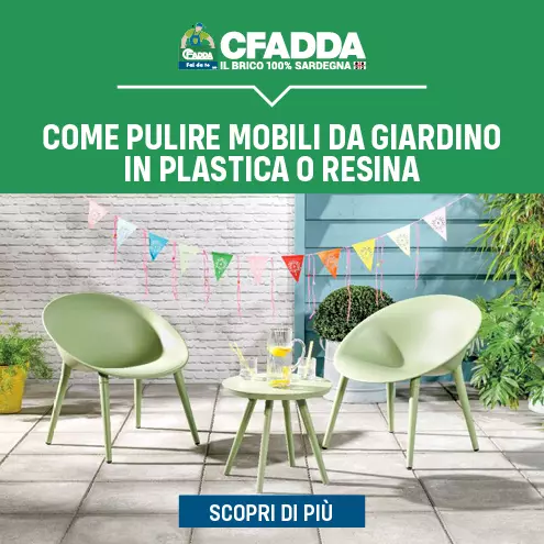 Come pulire mobili da giardino?
