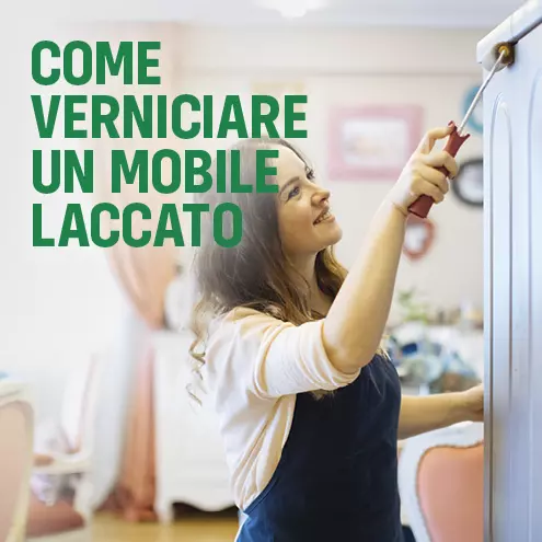 Come verniciare un mobile laccato?