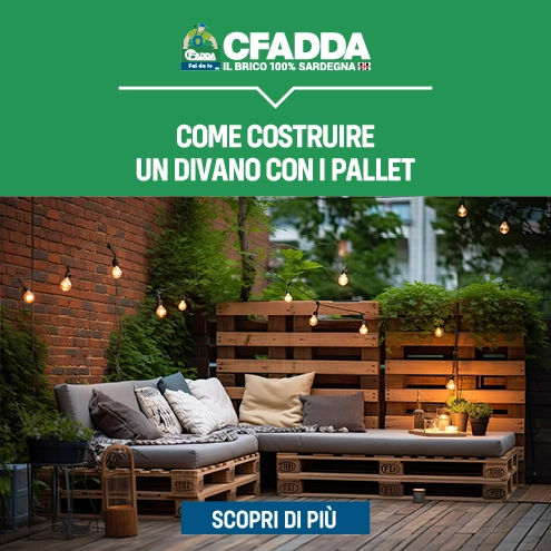 Come costruire un divano con i pallet