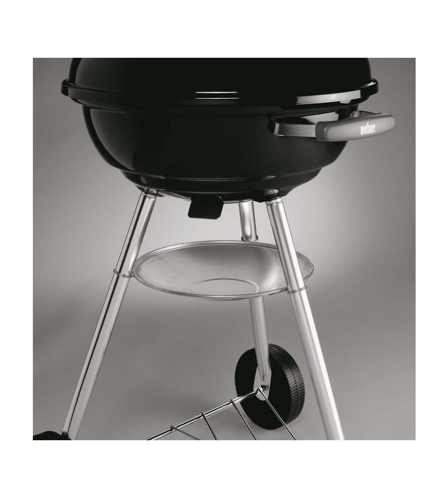 Weber Barbecue BBQ Charcoal Black a carbone Compact Kettle 47 cm - Paggi  Casalinghi
