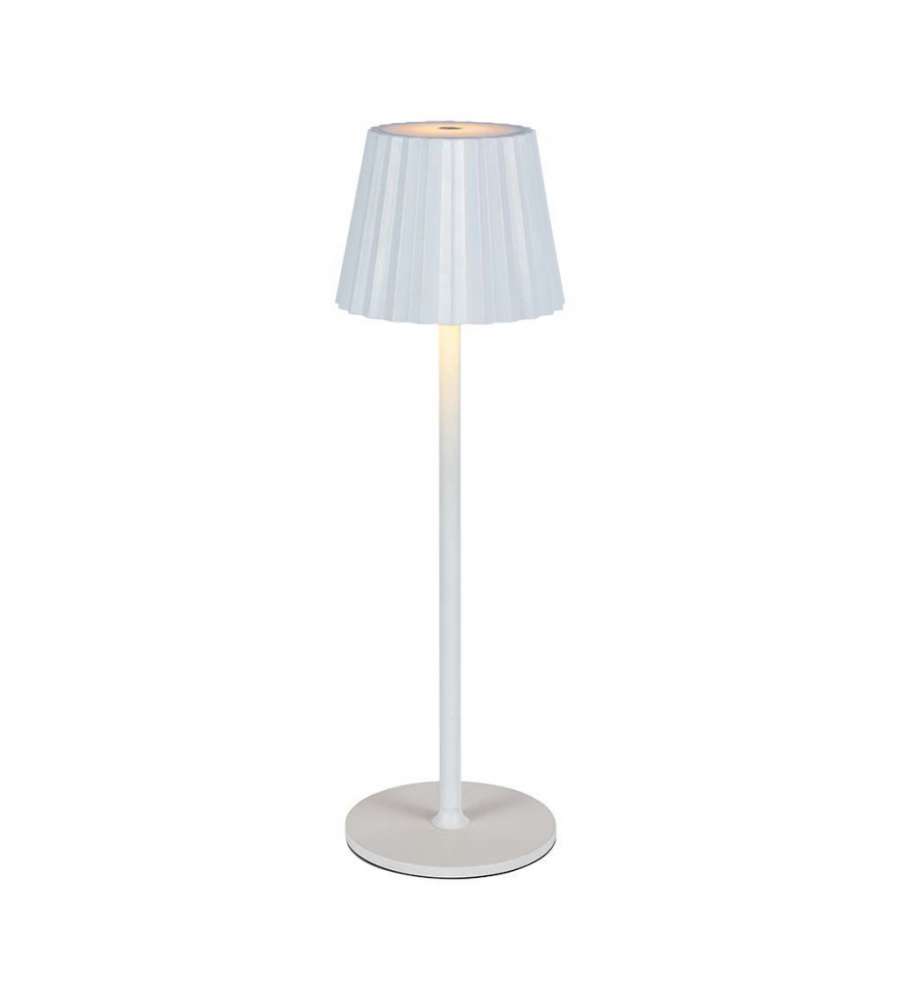 V-TAC Lampada LED da Tavolo 1.5W 115*370mm Colore Bianco ricaricabile con USB C Touch Dimmerabile 3in1