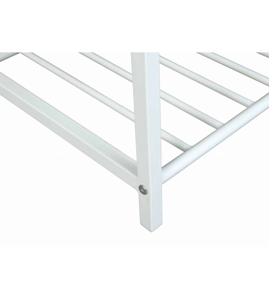 Scarpiera Metallo Nobilitato Bianco 95x39x61