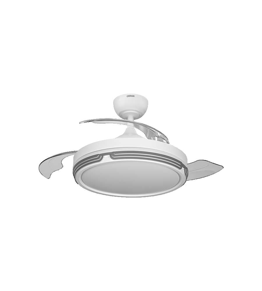 Osram Ventilatore da soffitto con luce LED bianco 66W �106 cm