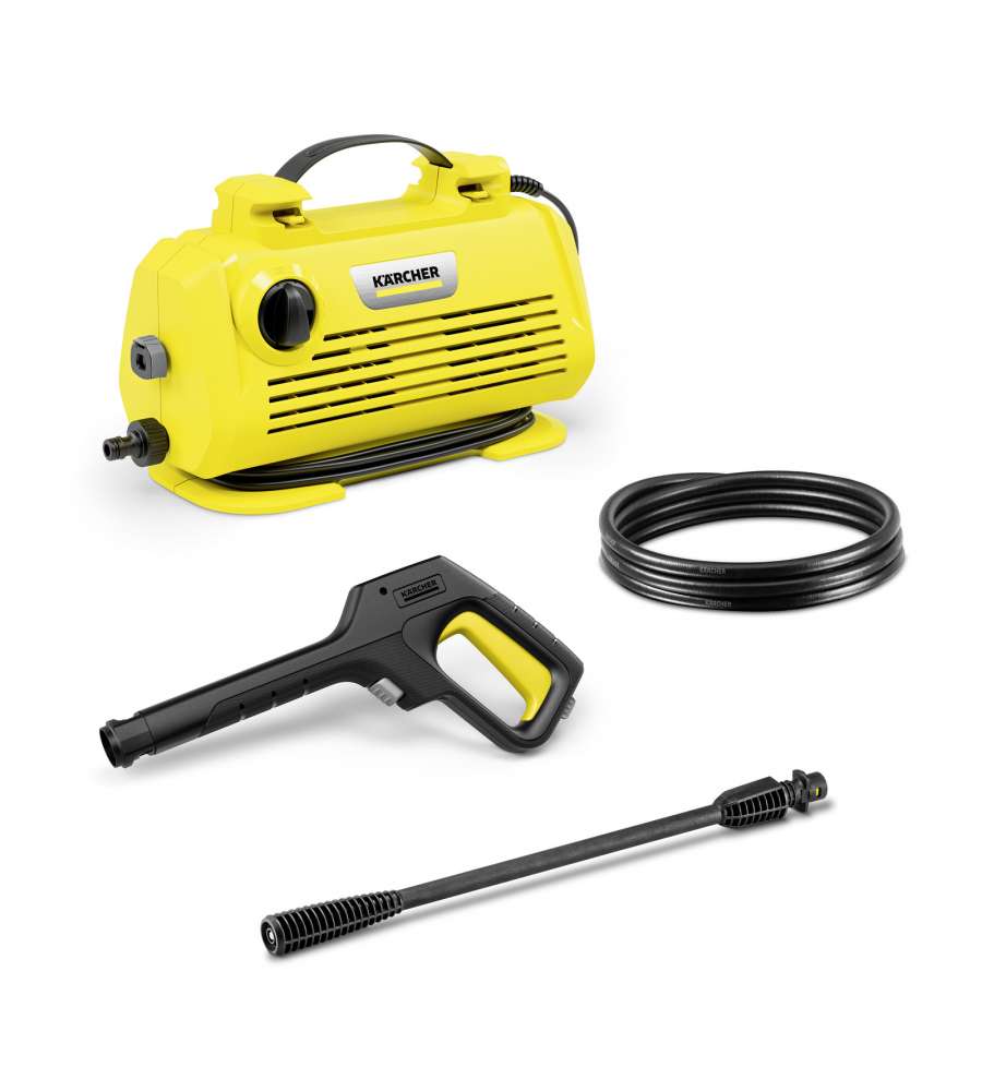 Karcher Idropulitrice K2 Horizontal 1400W Gialla Compatta 360 L/H
