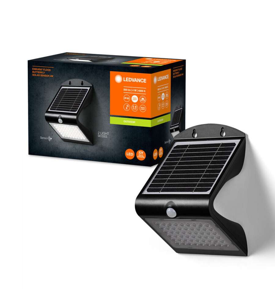 Ledvance Proiettore Solare - Nero - 218x127x152 mm
