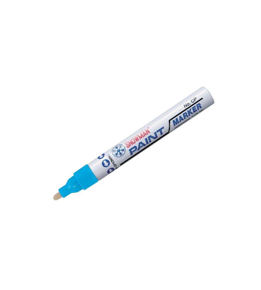 Snowman Pennarello Marcatore - Azzurro P210 - Punta 4,5mm