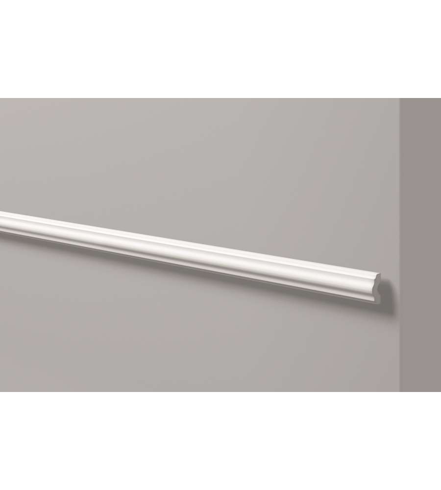 NMC Cimasa ornamentale polistirolo HD 200 cm effetto 3D bianco