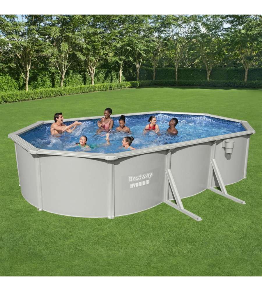 Bestway Piscina Fuoriterra Ovale Hydrium 610x360x120 cm