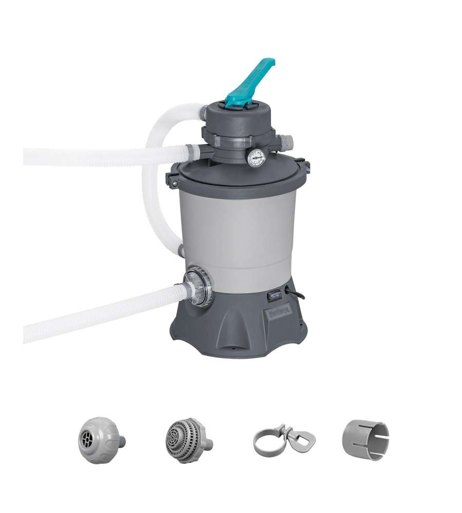 Bestway Filtro a Sabbia per Piscina - Flowclear 58515 - Grigio