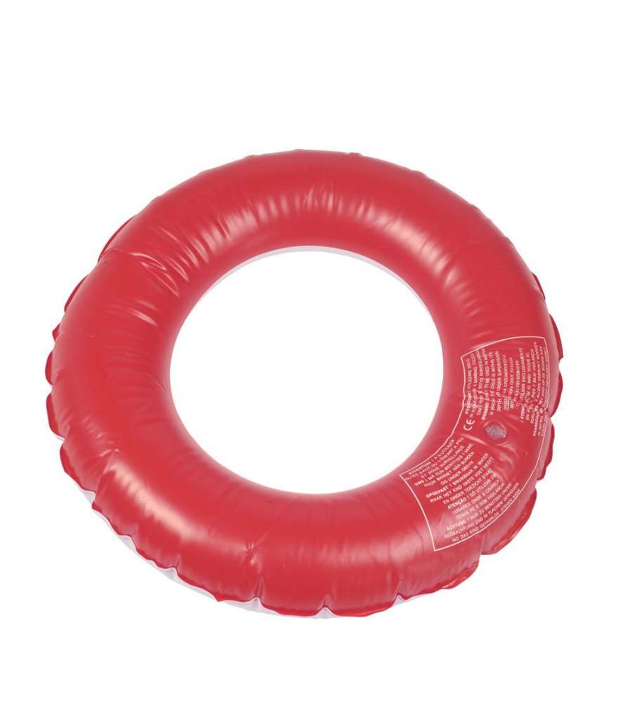 Anello salvagente rosso gonfiabile per piscina e acquagym