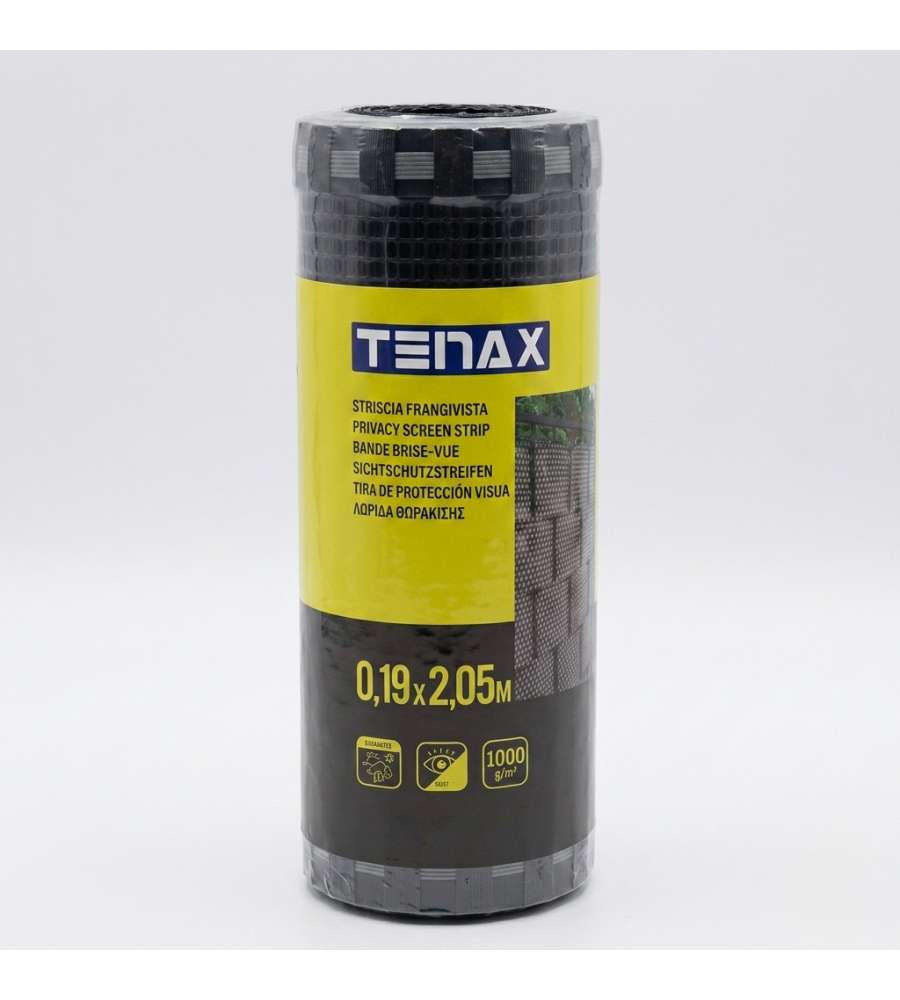 Tenax Striscia Frangivista 19x205 cm Antracite/Grigio Chiaro HDPE