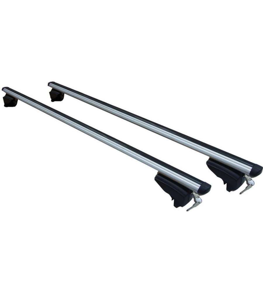 M-Profile coppia di barre portatutto 135cm per auto con railing