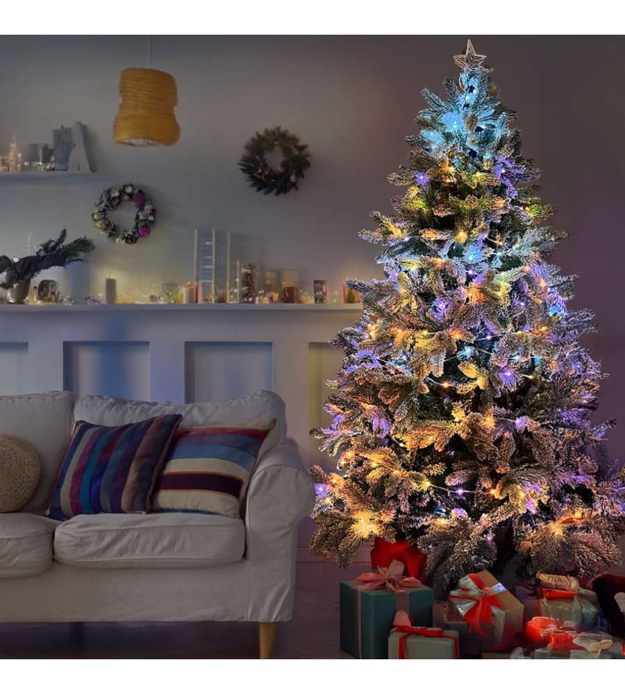 Luci 200 LED Multicolor Smart RGB App-I Light 14 m - con Telecomando