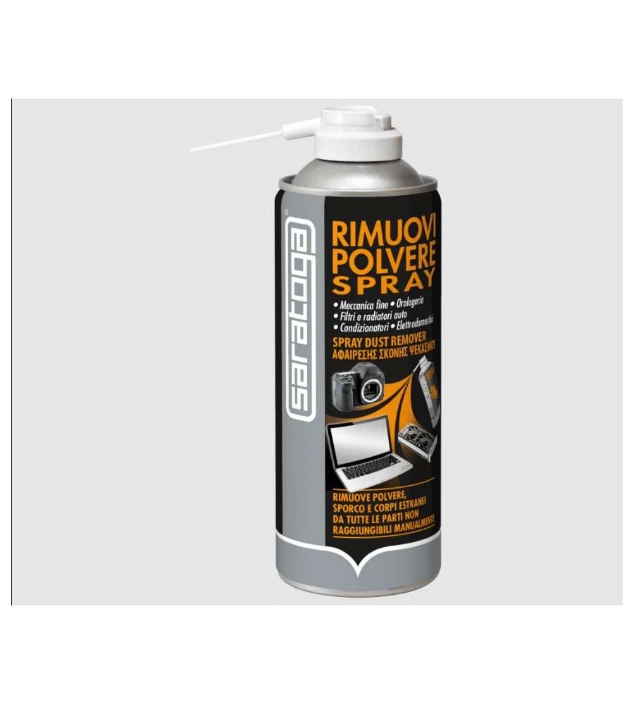 Rimuovi Polvere Spray 400 ml - Bomboletta ad Alta Pressione per Pulizia