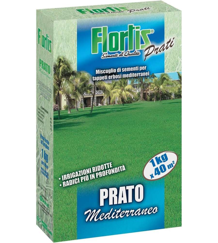 Flortis Semi per Prato Rustico Antistress 1 kg - 40 mq