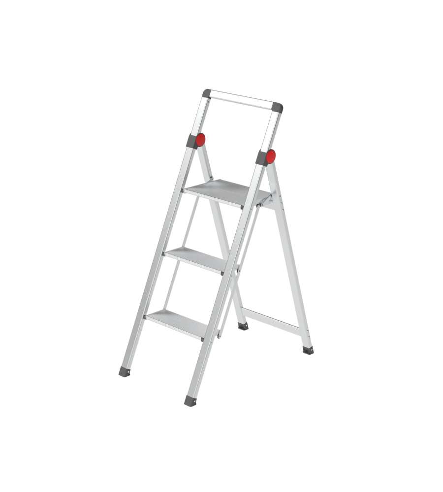 Gierre Sgabello Mini Slimstep 3 Gradini Alluminio 113 cm Leggero